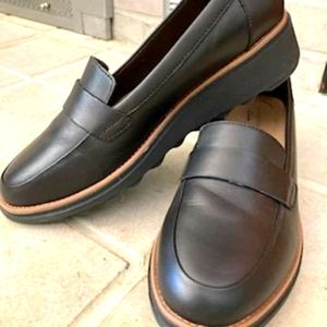 Clarks Climate Comfort Collection loafer,  black, size 9, only worn once.